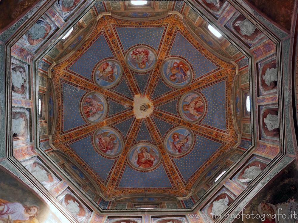 Biella (Italy) - Interior of the dome the Basilica of San Sebastiano